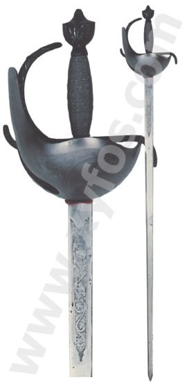 Rapier King Carlos III, forge