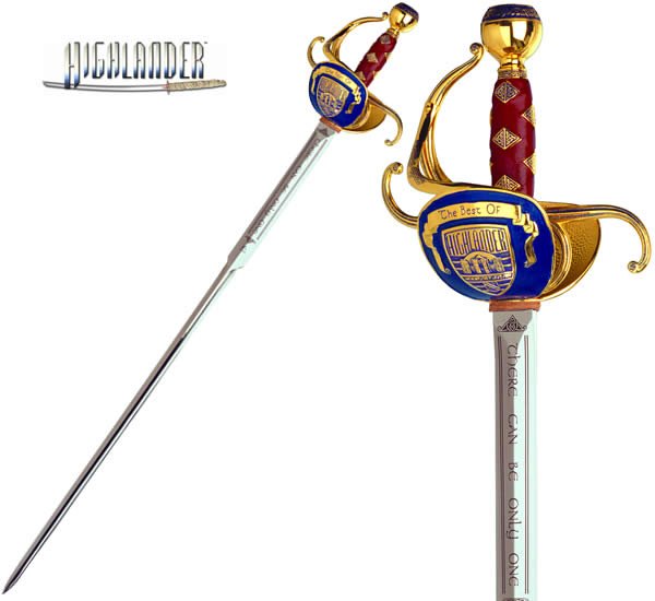 "The Best of Highlander" Sword, golden