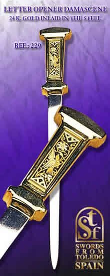 Letter Opener Damascene