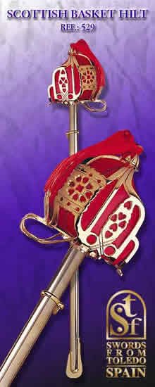 Basket Hilt Scotish Sword