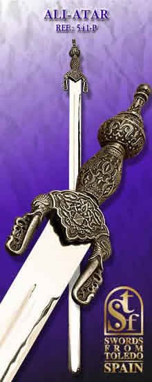 Ali Atar´s Sword, silver finish
