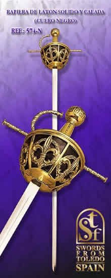 Rapier Sword - Black