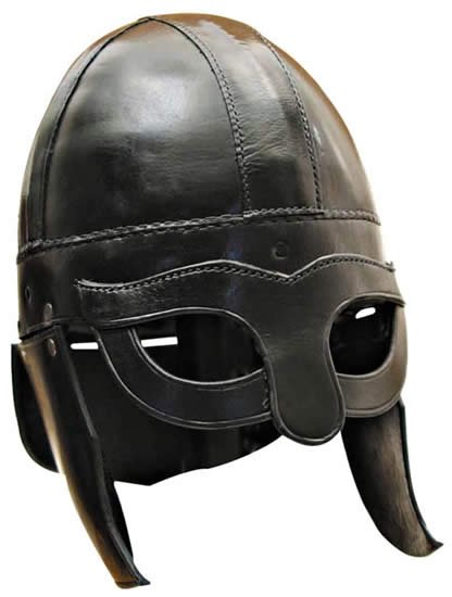 Leather Viking Helmet